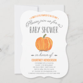 Fall Pumpkin Ombre | Einladung der Babydusche