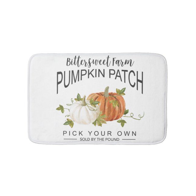 FALL PUMPKIN PATCH BADEMATTE (Vorderseite)