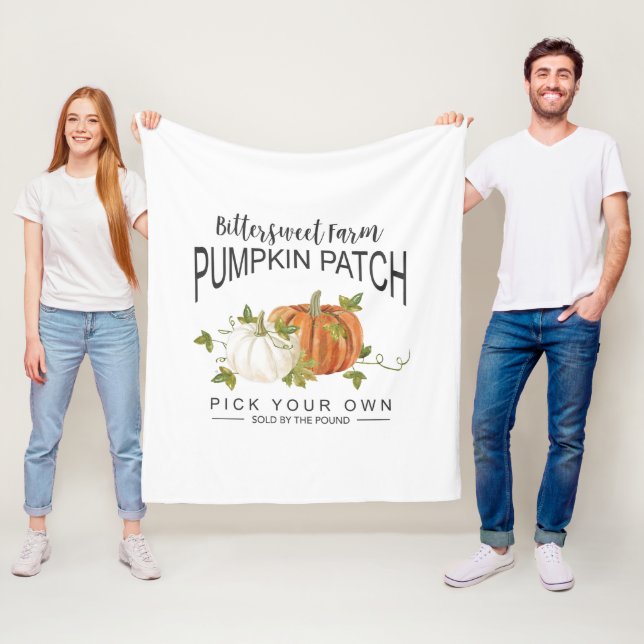 FALL PUMPKIN PATCH FLEECEDECKE (Beispiel)