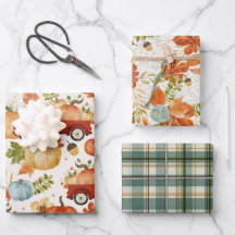 Fall Pumpkin Patch Truck Kariert