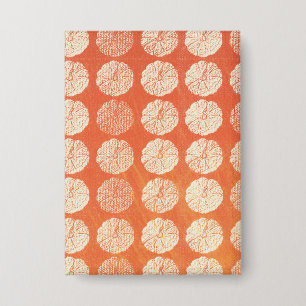 Fall Pumpkin Pattern Button
