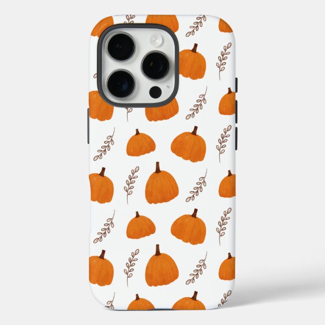 Fall Pumpkin Pattern Case-Mate iPhone Hülle (Rückseite)