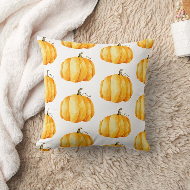 Fall Pumpkin Pattern | Herbsternte Kissen (Decke)