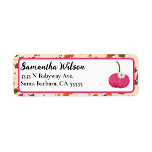 Fall Pumpkin Pink Baby Dusche