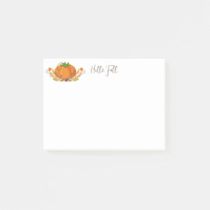 Fall Pumpkin Post Notes Post-it Klebezettel