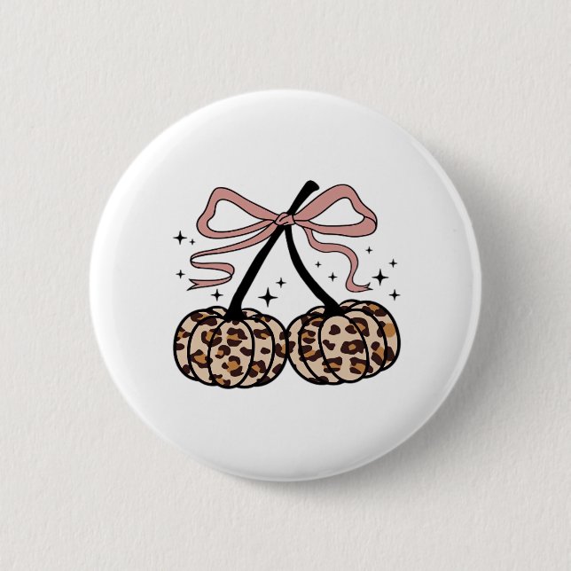 Fall Pumpkin, Pumpkin Cherries, Leopard Pumpkin, P Button (Vorderseite)