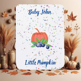 Fall Pumpkin-Rote Rosen zwickeln Sterne Babydecke