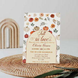 Fall Pumpkin Rustic Baby Dusche Einladung
