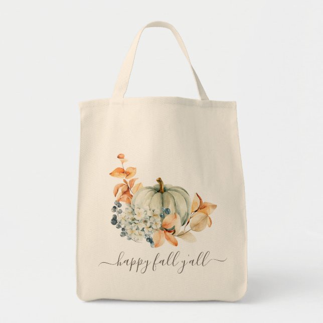 Fall Pumpkin Shopping Tote Bag Tragetasche (Vorne)