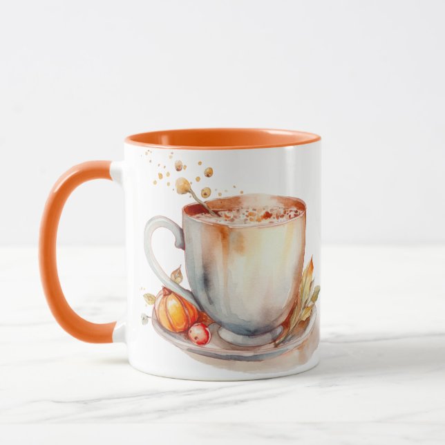 Fall Pumpkin Spice Latte | Herbst gemütlich Tasse (Links)