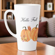 Fall Pumpkin Wasserfarben Herbstleaves