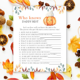 Fall Pumpkin - Wer Daddy best game kennt