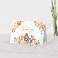 Fall Pumpkin Woodland Babydusche