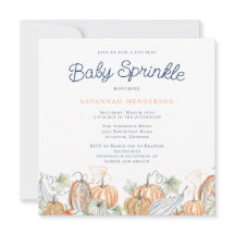 Fall Pumpkins Paare Kinderdusche Sprinkle