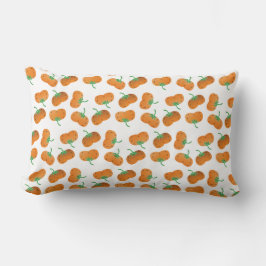 Fall Pumpkins Pattern Harvest Orange Lendenkissen