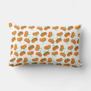 Fall Pumpkins Pattern Harvest Orange Lendenkissen