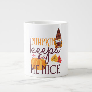 Fall Pumpkins, Pumpkins behielt mich Nice Jumbo-Tasse