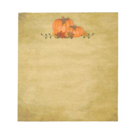 Fall Pumpkins Small Notepad Notizblock