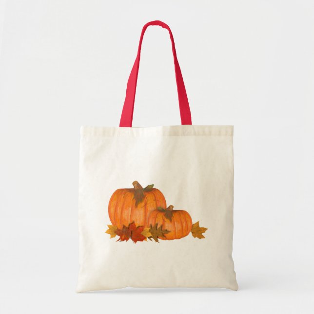 Fall Pumpkins Tote Bag Tragetasche (Vorne)