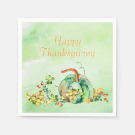 Fall Pumpkins und Berries Paper Napkin Serviette