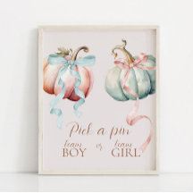 Fall Pumpkins und Bows Bow oder Girl Table Foam Si