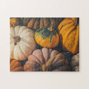 Fall Puzzles Pumpkin Fotografy Complex Jigsaw