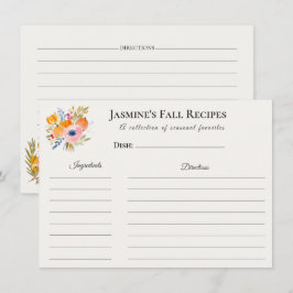 Fall Recipe Card – Watercolor Kitchen  Ankündigung