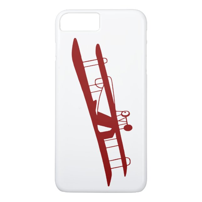 Fall Red Biplane iPhone 7 Case-Mate iPhone Hülle (Rückseite)