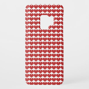 Fall Red Niedlich Hearts Muster BT Galaxy S2 Case-Mate Samsung Galaxy S9 Hülle