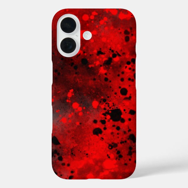 Fall Red Spray Paint Effect iPhone 16 Case-Mate iPhone Hülle (Rückseite)