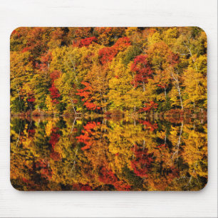 Fall Reflektion über den Russell-Teich New Hamps Mousepad