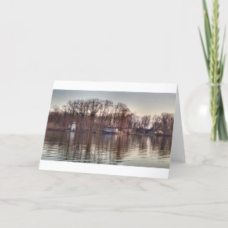 Fall-Reflexionen auf Pine See Karte