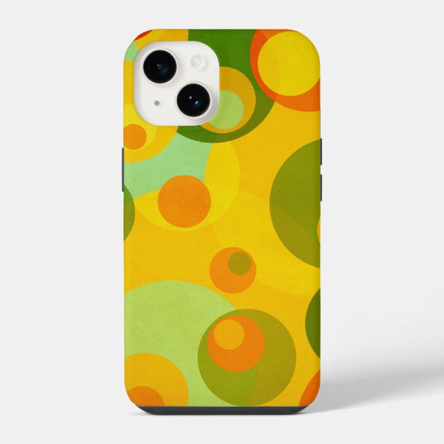 Fall Retro Design iPhone 14 Hülle (Rückseite)