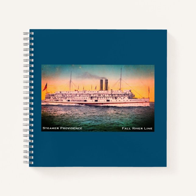 Fall River Line, Steamship 'Providence' Notizbuch (Vorderseite)