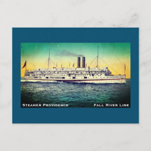 Fall River Line, Steamship 'Providence' Postkarte