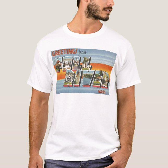 Fall River, Mass Tourist Attraktionen T-Shirt (Vorderseite)