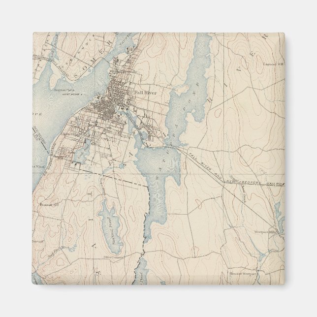 Fall River, Massachusetts Magnet (Vorne)