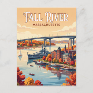 Fall River, Massachusetts Postkarte