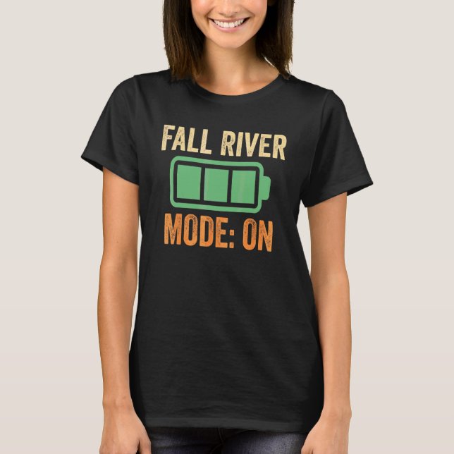Fall River-Modus bei Batterie-Design T-Shirt (Vorderseite)