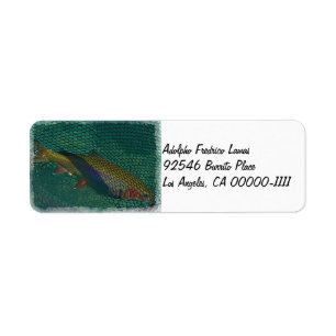 Fall River Rainbow Address Label