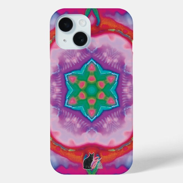 Fall Rosette Kaleidoscope iPhone Case-Mate iPhone Hülle (Rückseite)