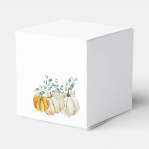 Fall Rust Orange White Pumpkin Greenerie Vielen Da Geschenkschachtel