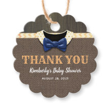 Fall Rustic Baby Dusche Vielen Dank für die Tags