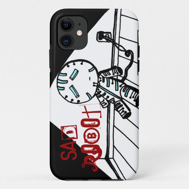Fall Sad Robot iPhone 5 Case-Mate iPhone Hülle (Rückseite)