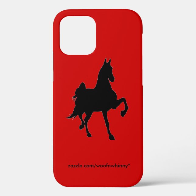 Fall Saddlebred Silhouette Case-Mate iPhone Hülle (Rückseite)