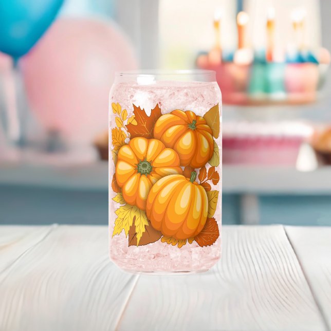Fall Saison Halloween Pumpkins Muster Dosenglas (Insitu (Baby Party))