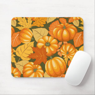 Fall Saison Halloween Pumpkins Muster Mousepad