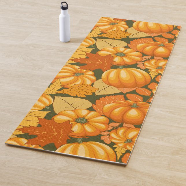 Fall Saison Halloween Pumpkins Muster Yogamatte (Beispiel)