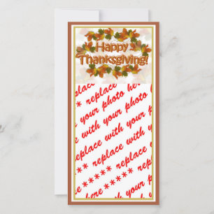 Fall Saisons Bester Glückwunsch Thanksgiving Text Feiertagskarte