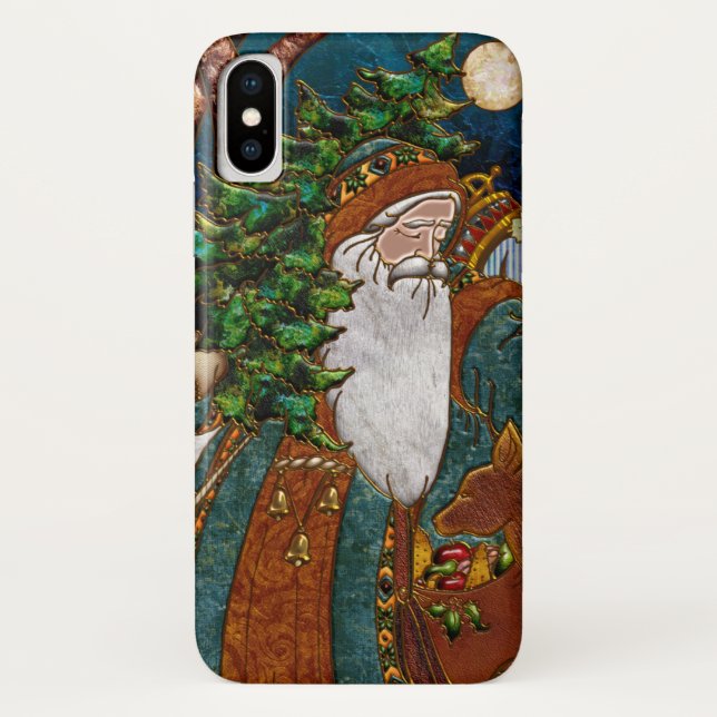 Fall Santa Claus iPhone Case-Mate iPhone Hülle (Rückseite)